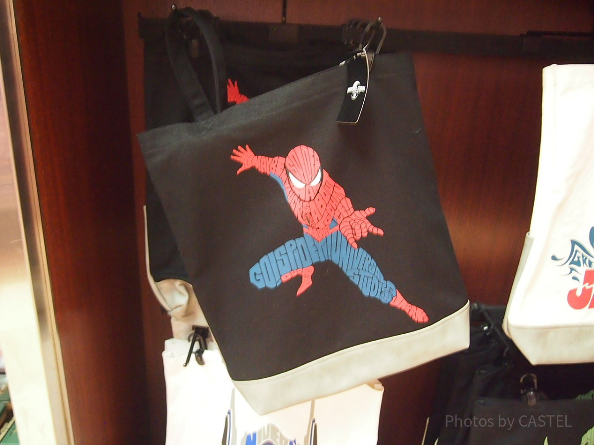 スパイダーマンタイポグラフィトートバッグ| キャステル | CASTEL