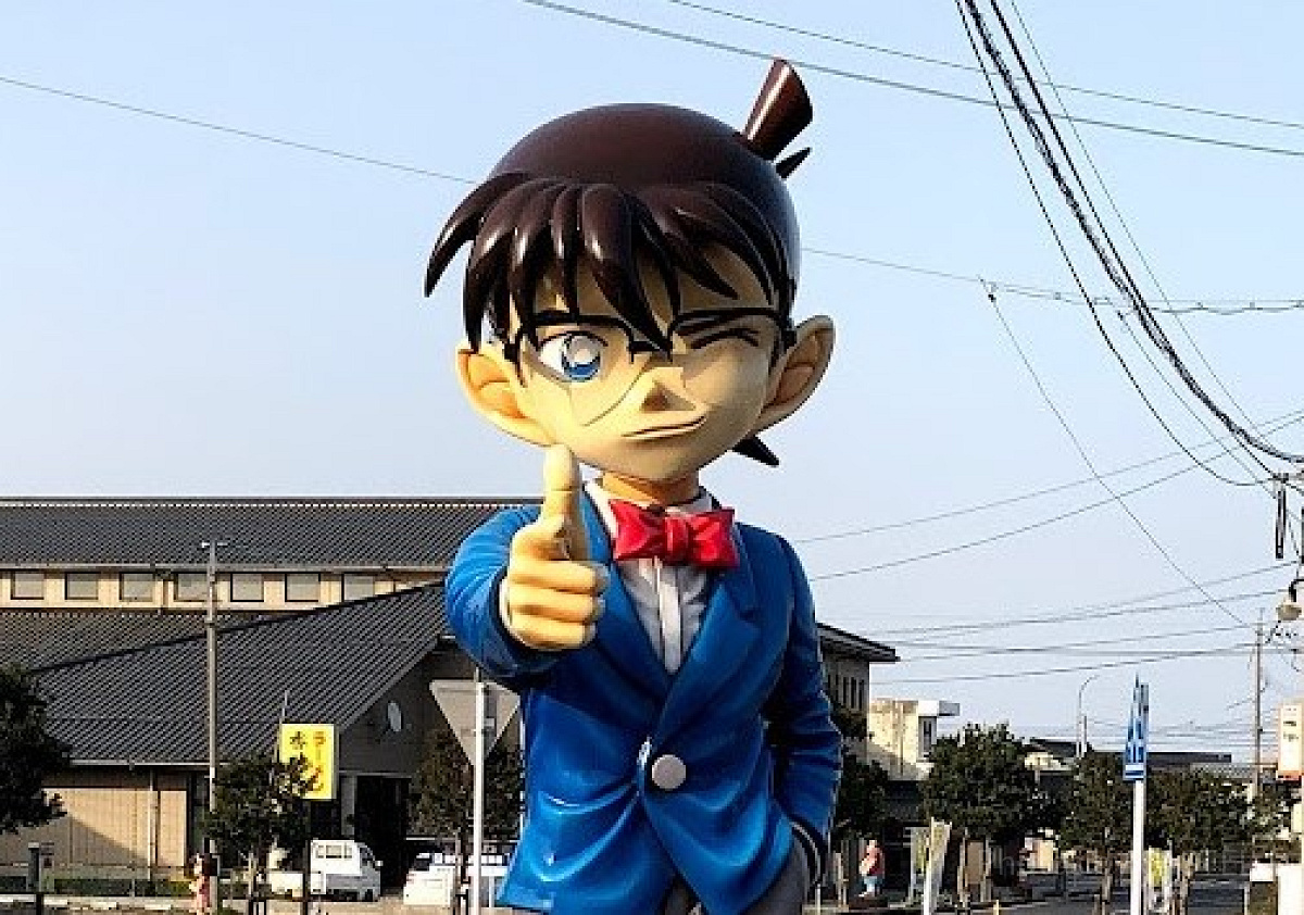鳥取県にある江戸川コナンの像| キャステル | CASTEL ディズニー情報