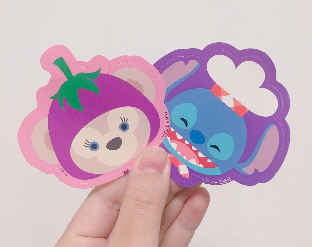 香港ディズニーランドでもらえるシール| キャステル | CASTEL
