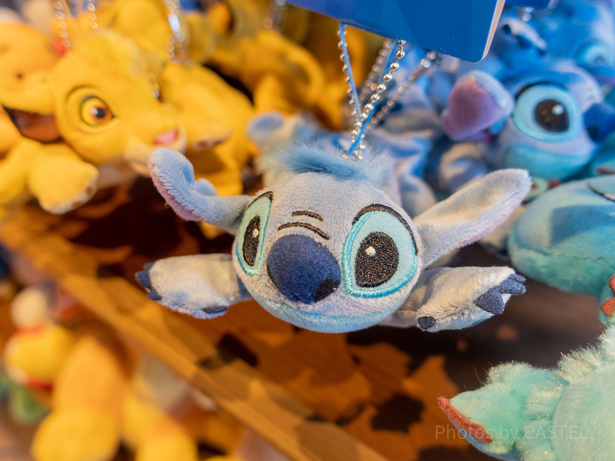 スティッチぬいぐるみストラップ| キャステル | CASTEL ディズニー情報