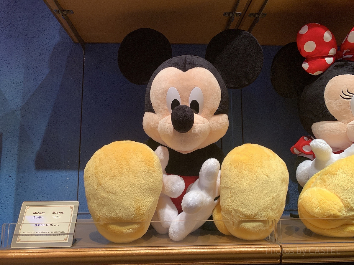 ディズニーランドの通販で購入できるぬいぐるみ（イメージ）