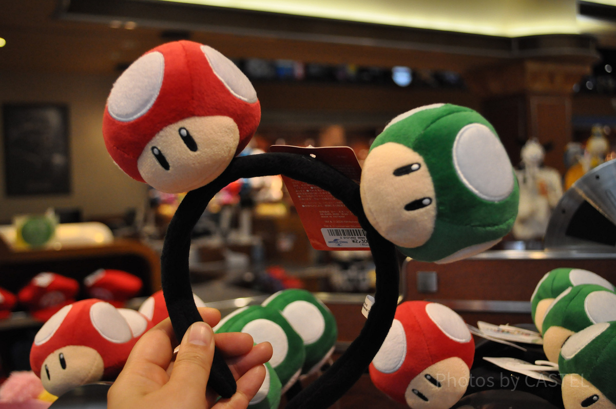 【カチューシャ】スーパーキノコ １ＵＰキノコ USJ / スーパーキノコ/1UPキノコ カチューシャ - メルカリ