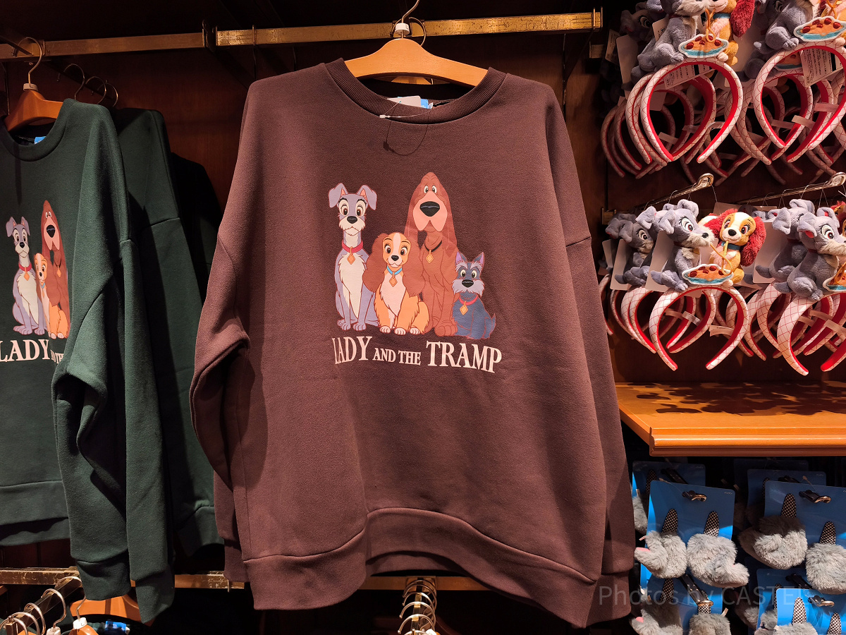 トレーナー(わんわん物語グッズ)| キャステル | CASTEL ディズニー情報