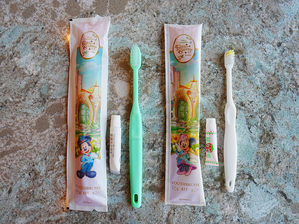 各ディズニーホテルの歯ブラシ♡♡ 歯ブラシ（ファンタジースプリングスホテルアメニティ）| キャステル