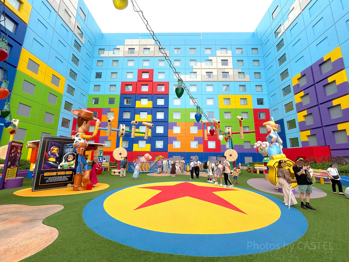 トイ・ストーリーホテルの写真映えスポット④：トイフレンズ・スクエア