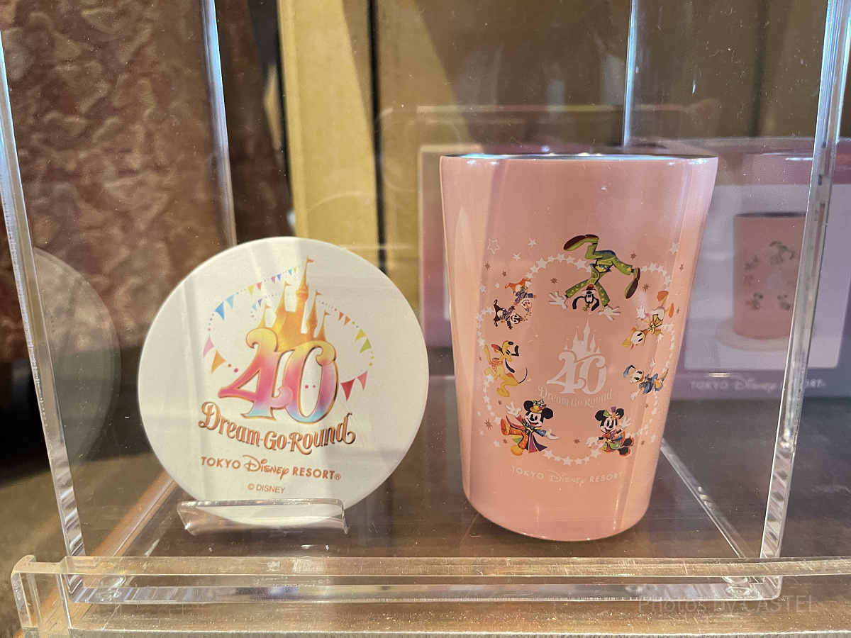 タンブラー＆コースター（ディズニー40周年グッズ）| キャステル | CASTEL ディズニー情報