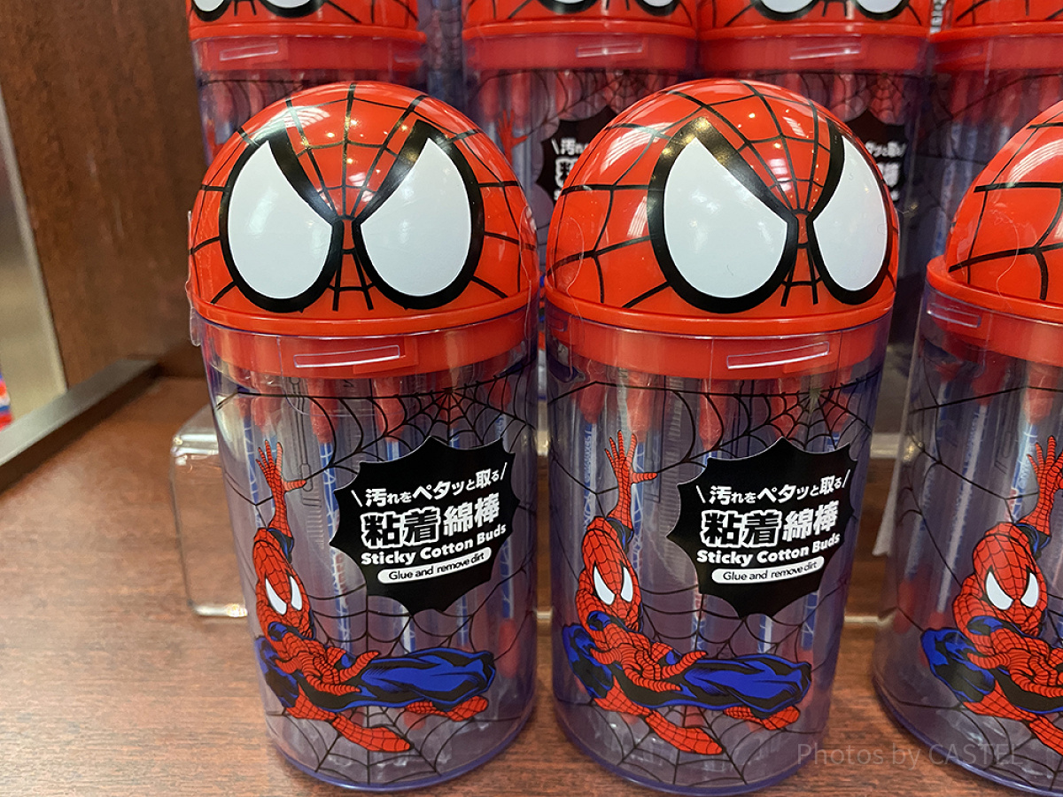 USJスパイダーマングッズ/粘着綿棒| キャステル | CASTEL ディズニー情報