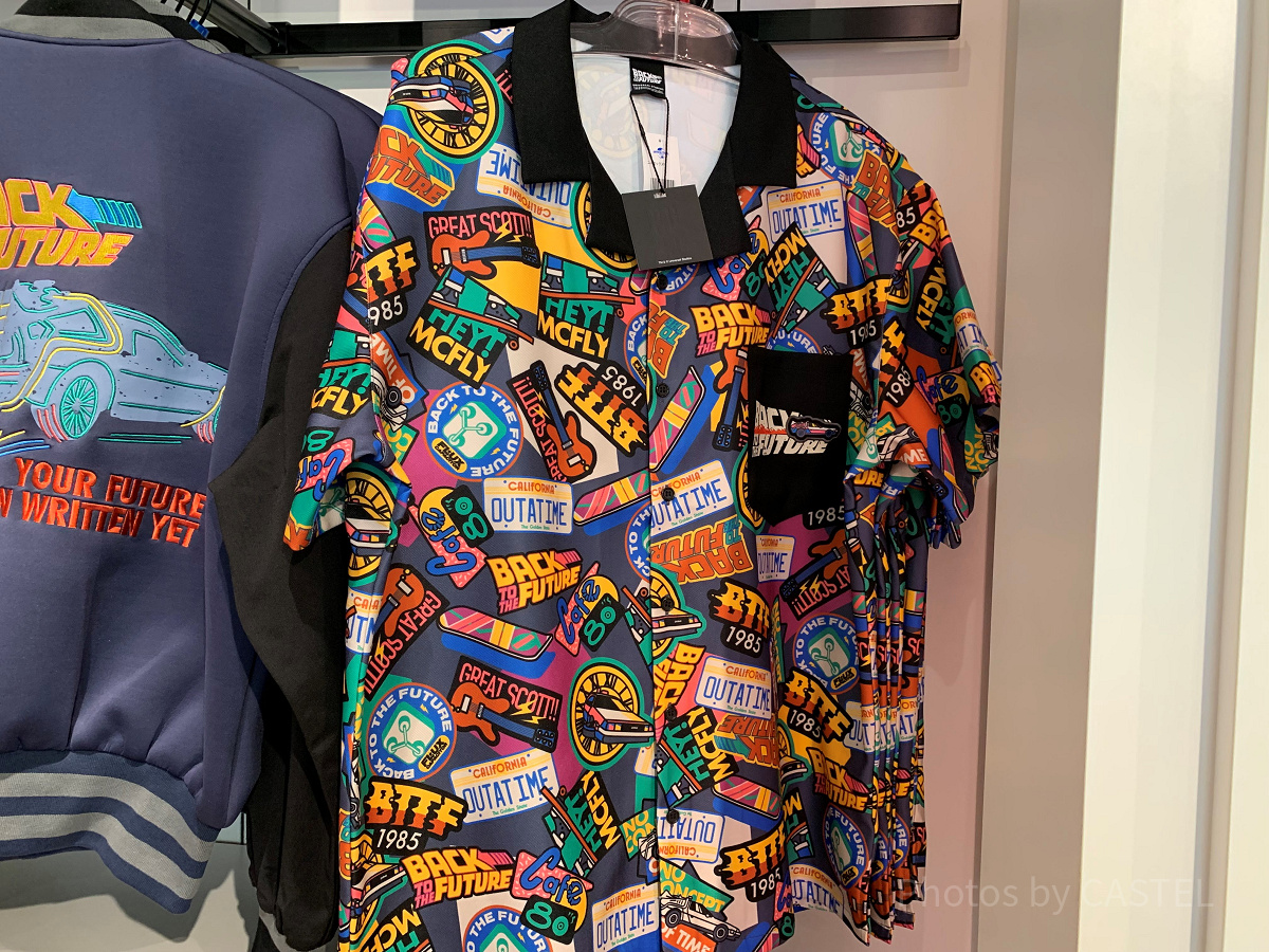 USJ/BTTFの柄シャツ