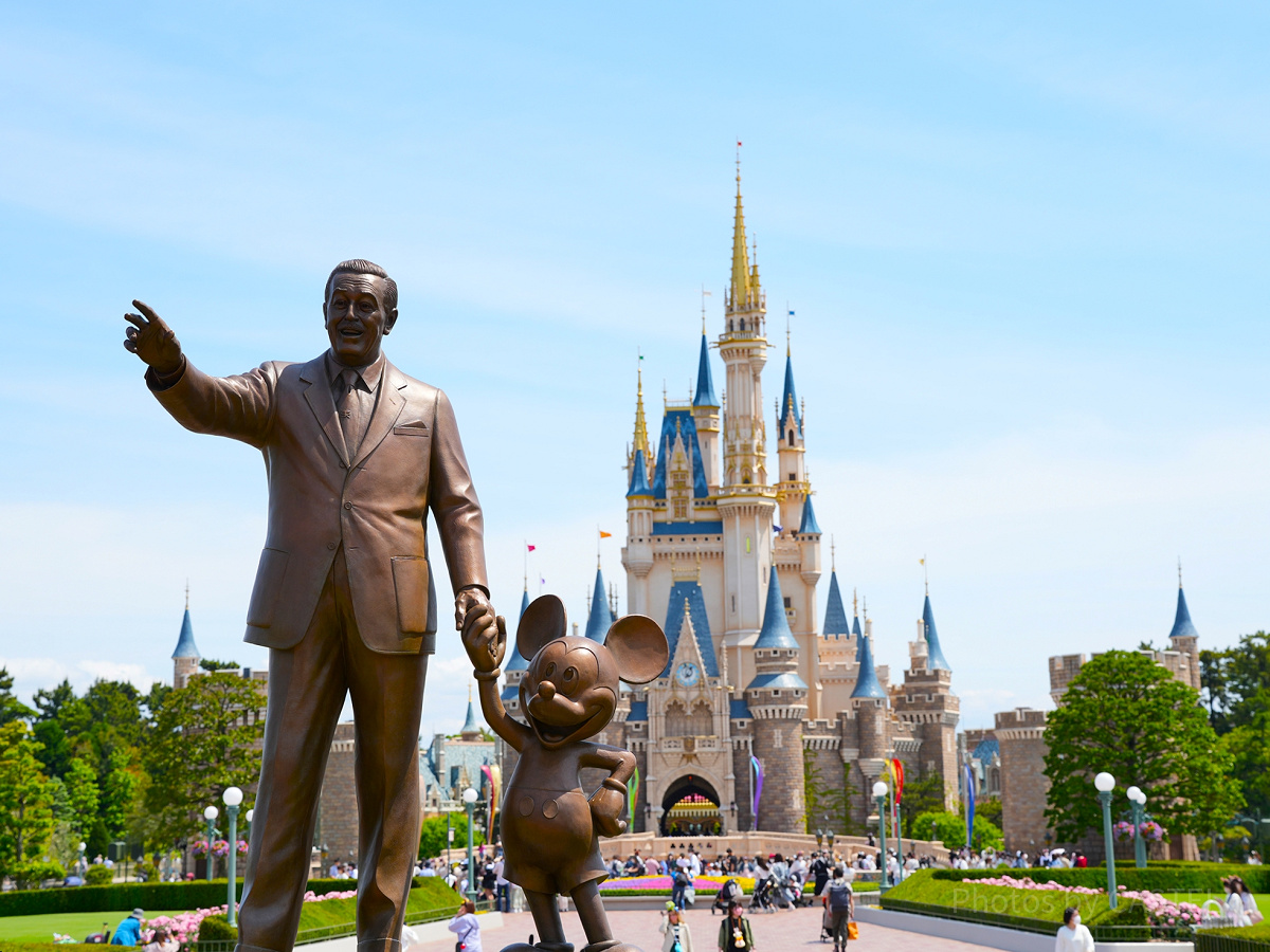 ディズニーランドの景色