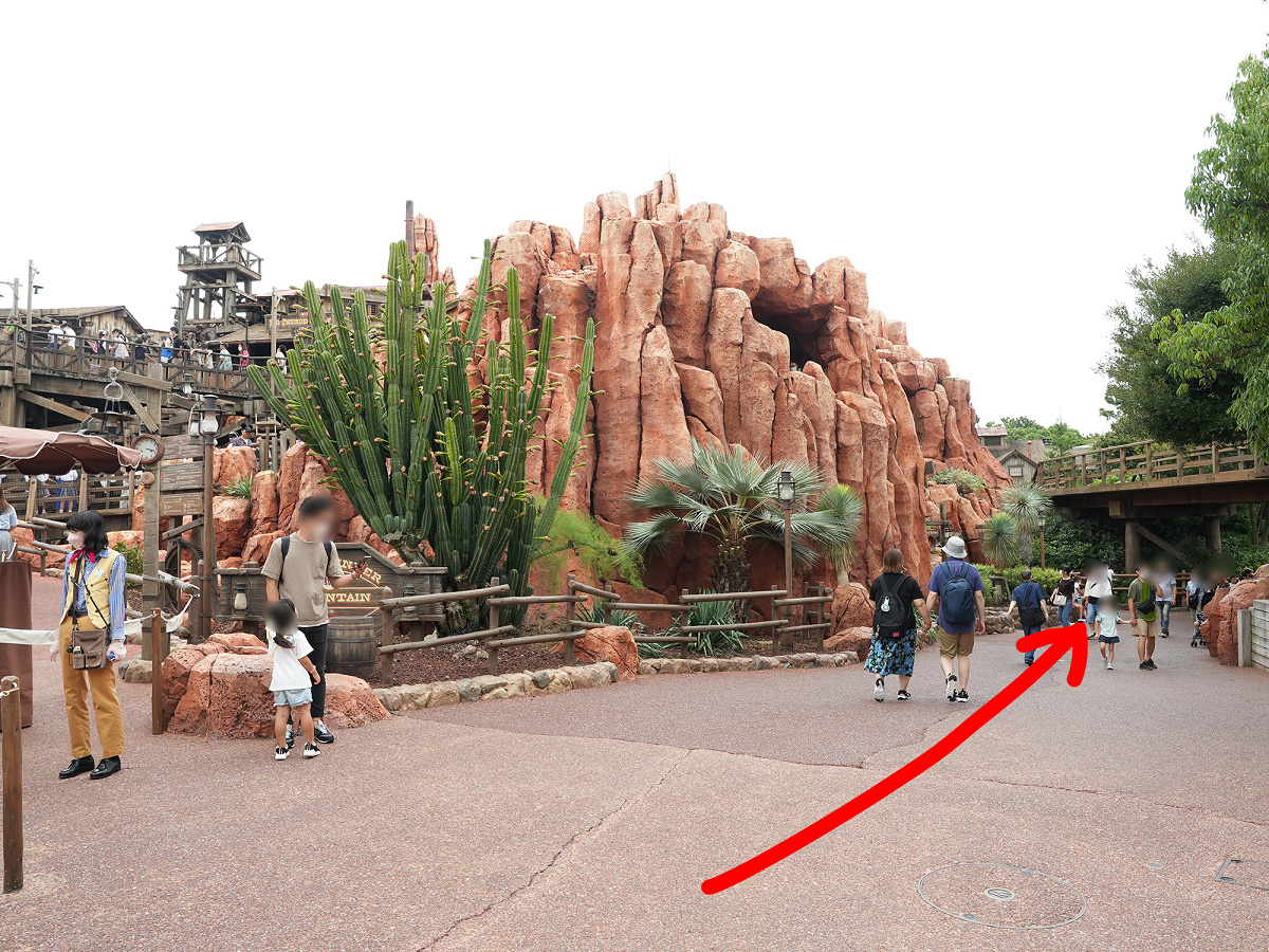 トムソーヤ島いかだ に向かう道順 キャステル Castel ディズニー情報