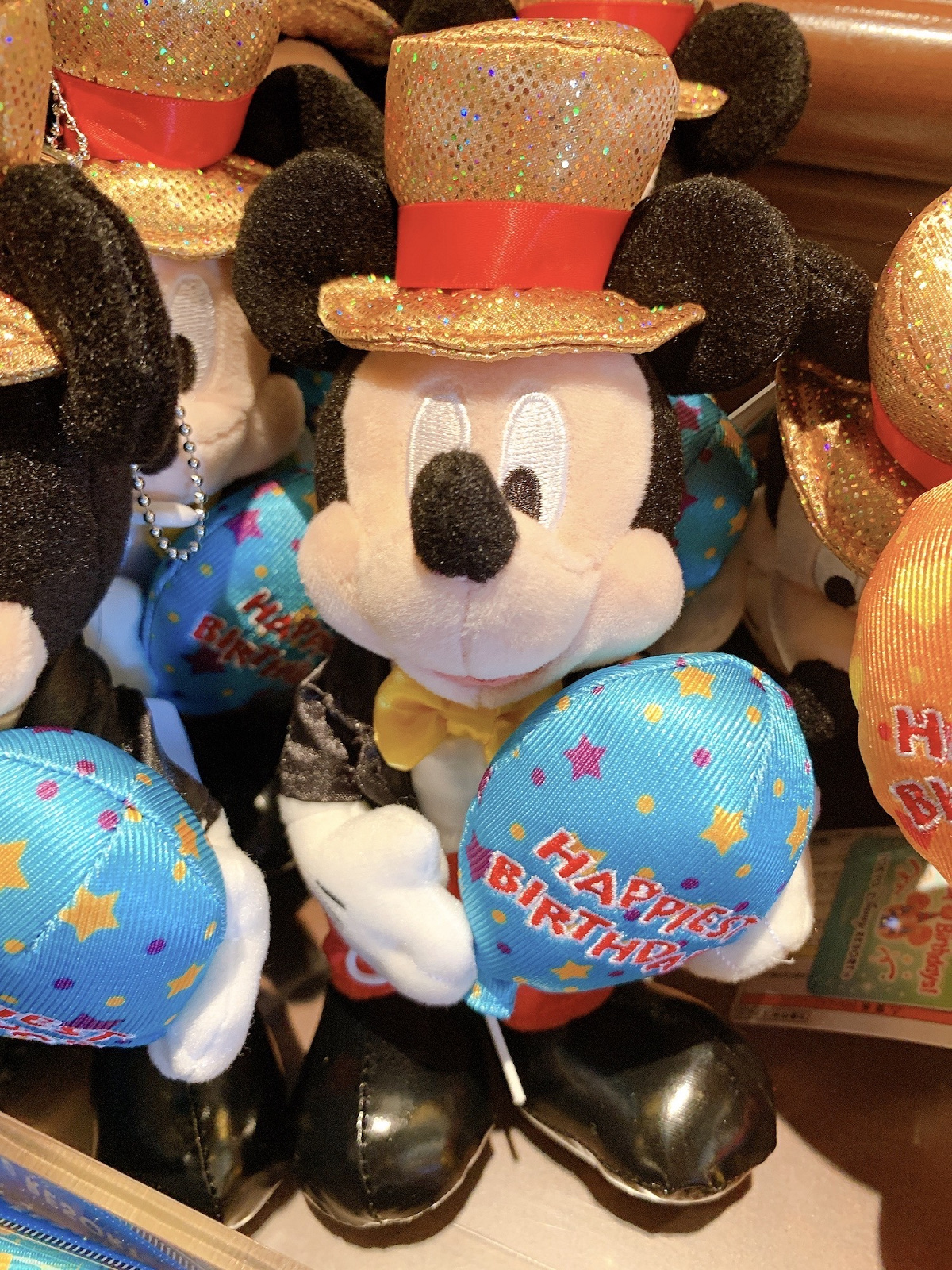 【美品・タグ付き】ミッキー ミニー ぬいぐるみバッチ セット 2014年 ふわもこうさみみ☆2014ディズニーイースターレトロミッキー