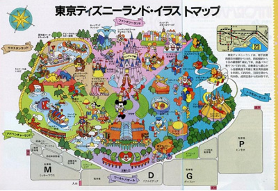 1983年のパークマップ