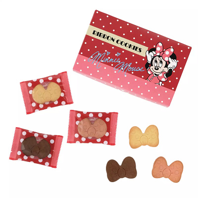 ミニーのリボンクッキー