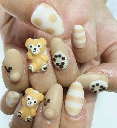 3Dネイルパーツ シェリーメイ 妥当 ダッフィー 