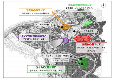 ジブリ映画を再現した5つのエリア