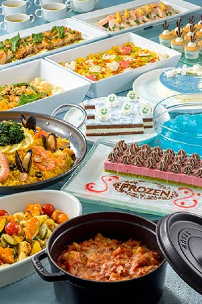 ディズニー短編映画『アナと雪の女王 エルサのサプライズ』をイメージしたデザート