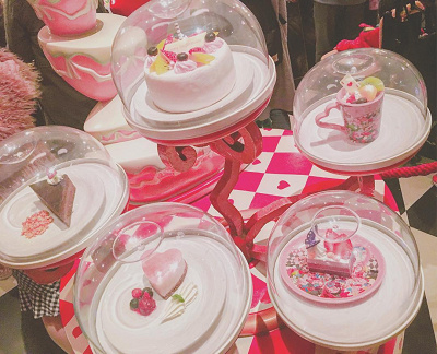 かわいいハートのメニューがいっぱい