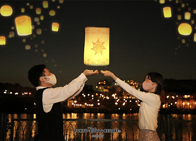 ラプンツェル ランプ ディズニーフォト】新登場！ラプンツェルランタン撮影！ランド＆シーで