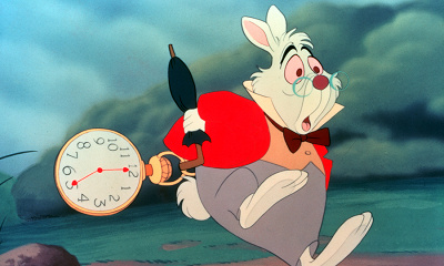 ふしぎの国のアリス：白うさぎ