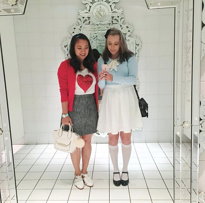 アリス＆白うさぎコーデ