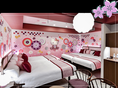 浅草東武ホテルのサンリオキャラクタールーム