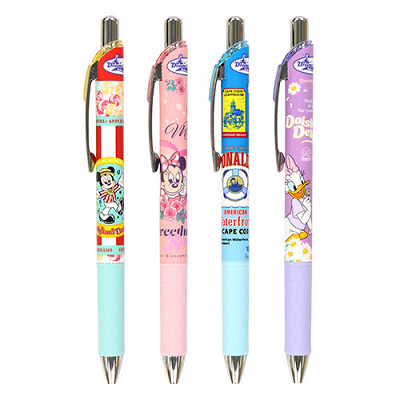 ボールペン〈エナージェル〉セット(ディズニーグローサリーストアグッズ)