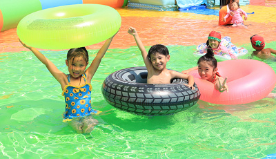 直径18メートルのビッグプール