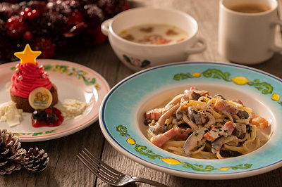 カフェ・ポルトフィーノ:クリスマススペシャルパスタセット