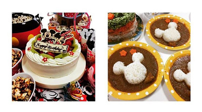 ケーキ、カレー