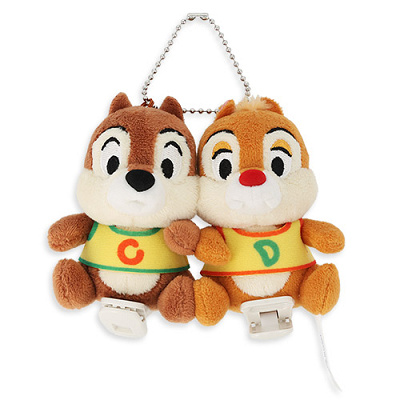 チップ&デールくっつきぬいぐるみ(ディズニーランド43周年グッズ)