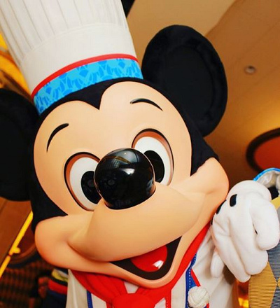 ミッキーが間近に!