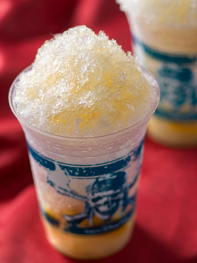 カクテル・シェイブアイス（ウイスキー&レモンジンジャー）