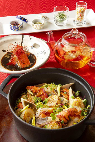 販売予定：オマール海老と帆立貝のココットご飯 トリュフ香る金目鯛の煮つけ