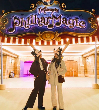 ミッキーのファンキャップとのコーデ