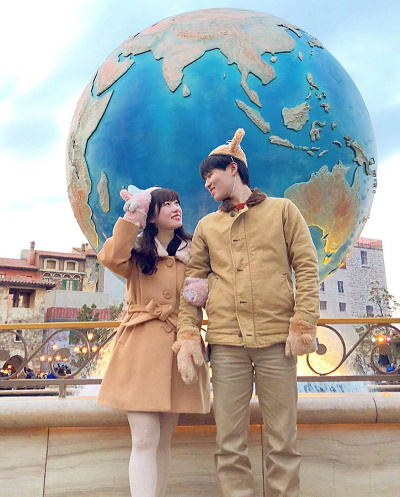 ディズニーカップルコーデ