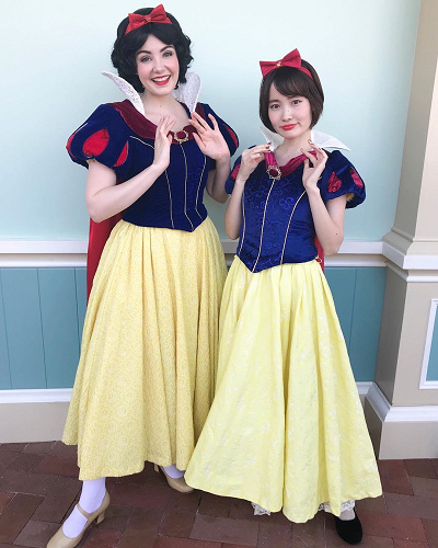 ディズニープリンセスの仮装：白雪姫