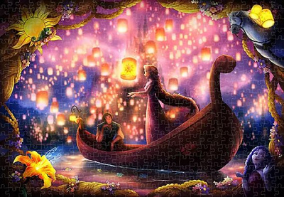 ディズニーパズル：ラプンツェル ピュアホワイト「想いに包まれて」