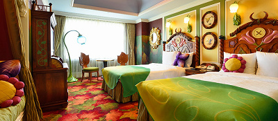 ディズニーランドホテルのティンカーベルルーム