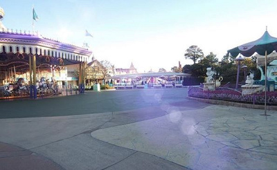 閑散期のディズニーランド