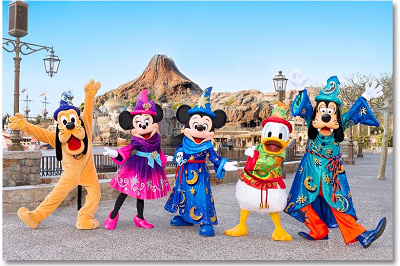 ディズニーシー10周年アニバーサリー「Be magical!」のコスチューム