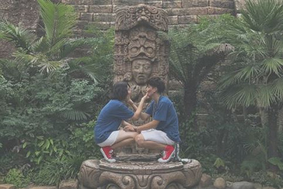 ドナルドカラーコーデ