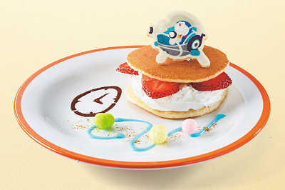 ドラえもんのいちごパンケーキ ～あんこ&カスタード～