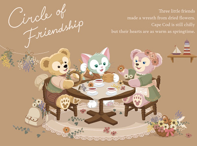 ダッフィー&フレンズのサークル・オブ・フレンドシップ