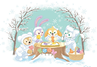 ダッフィー＆フレンズのホワイト・ウィンタータイム・ワンダーズ