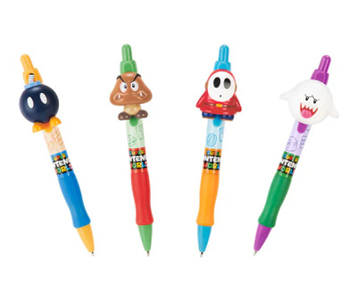 敵キャラクターボールペンセット