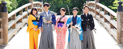 お手軽な扮装から本格的な和装体験まで!