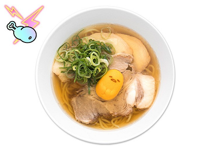 ぐでたまのダブルチャーシュー麺