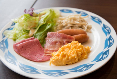 ホテルの朝食