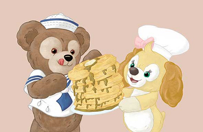 ダッフィーの新しい友達犬のクッキー！香港ディズニーランド