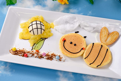 ぶんぶんと一緒に 咲かせてみようパンケーキ